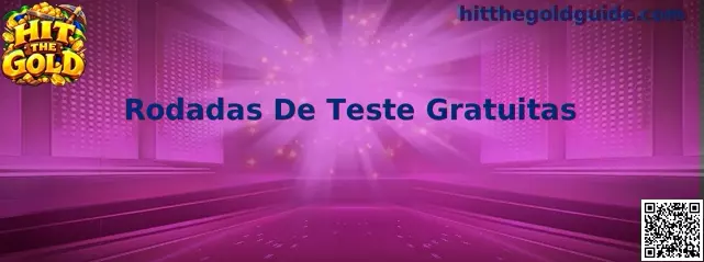 Demonstração prática de Rodadas De Teste Gratuitas no jogo Hit The Gold