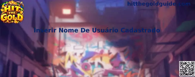 Inserir nome de usuário cadastrado