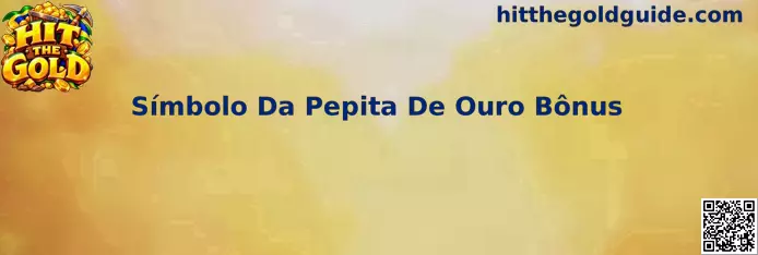 Símbolo Da Pepita De Ouro Bônus em Hit The Gold